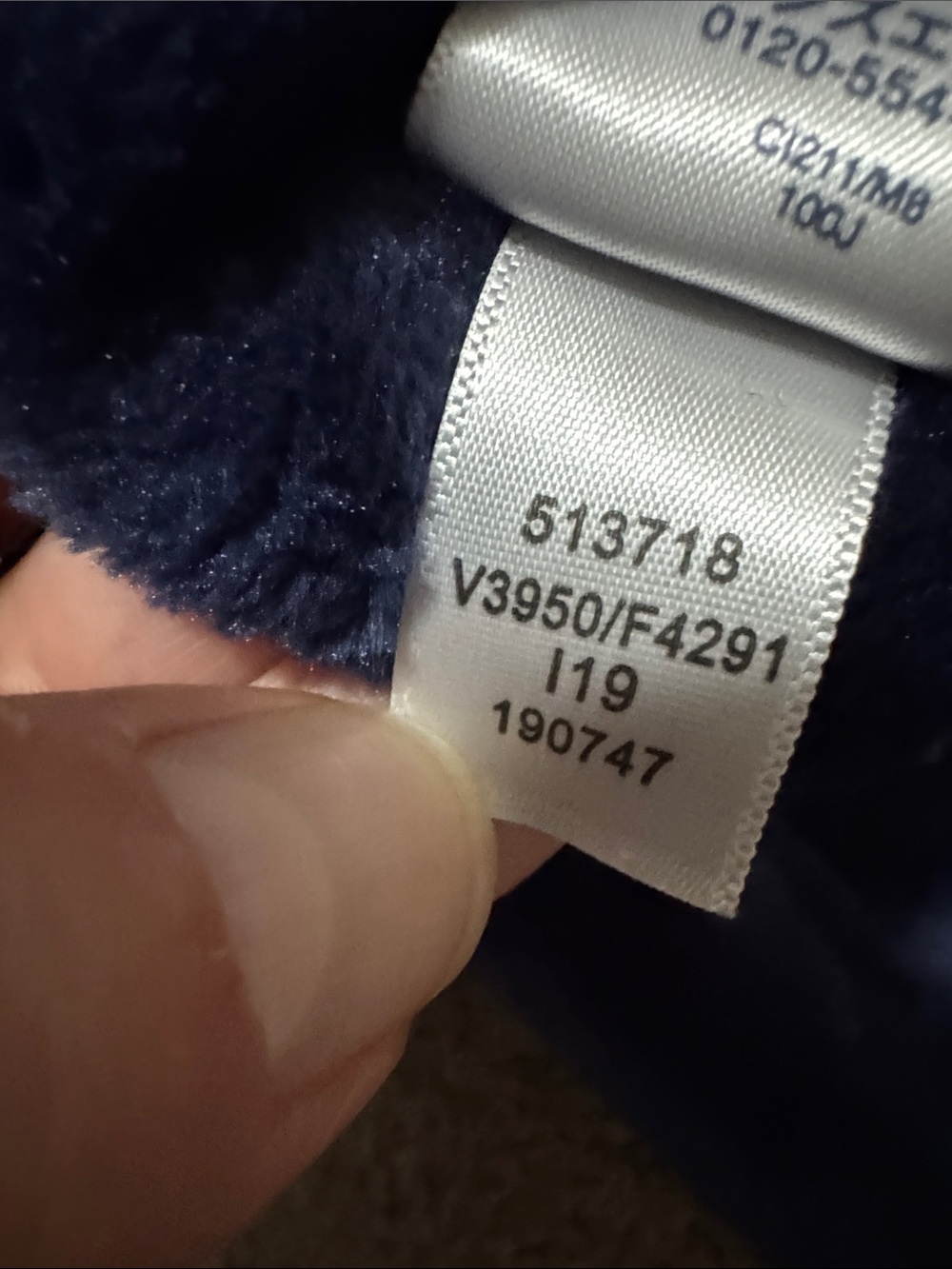 Wmns LANDS END Plush FullZip-Sz XL Petite-Navy-Pockets-EUC - Picture 11 of 15